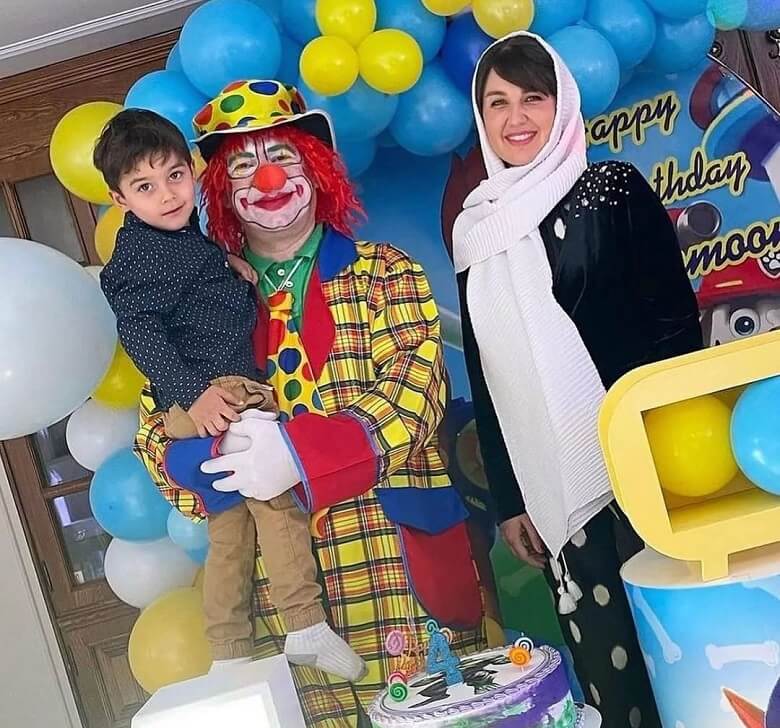 ساعد سهیلی و گلوریا هاردی تولد پسرشان را جشن گرفتند.