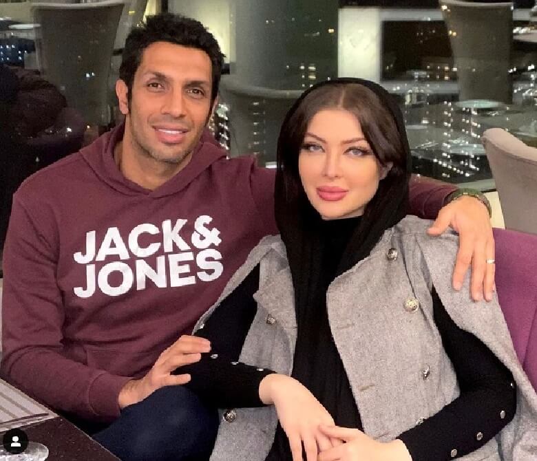 همسر سپهر حیدری با تیپی متفاوت نسبت به قبل دیده شد.