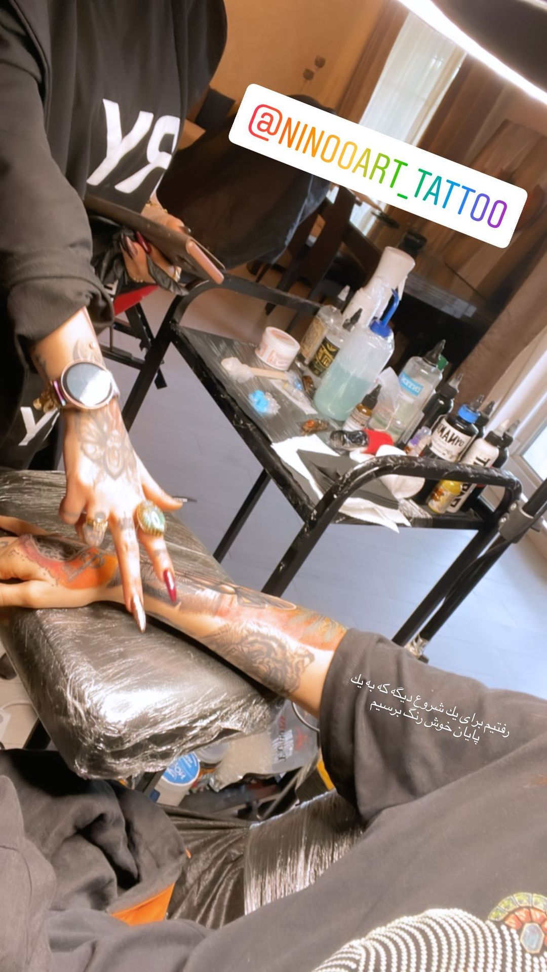 سحر قریشی باز هم با تتو به خودش حمله برد!