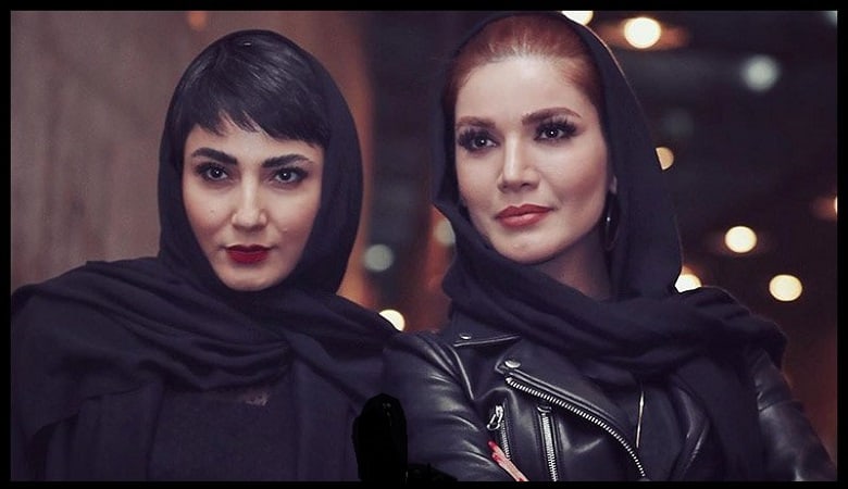 متین ستوده و سمیرا حسن‌پور ژست‌های فوق دوستانه دارند.