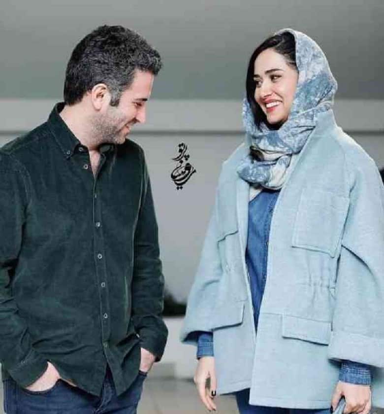 پریناز ایزدیار و هوتن شکیبا نگاه‌های خاص به هم داشتند.