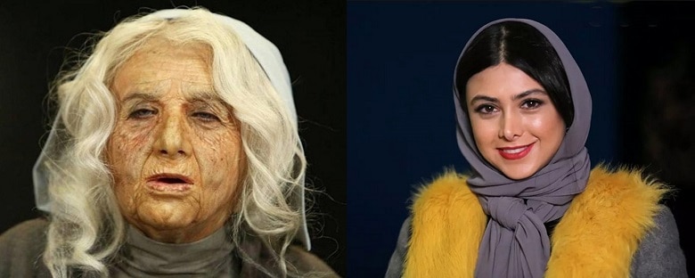 این پیرزن آزاده صمدی است.