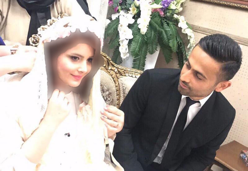 اولین عکس از مجلس عروسی امید ابراهیمی/ تصویر