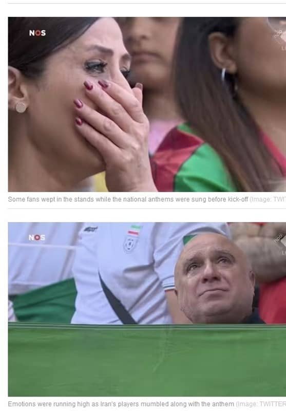 گریه پرحاشیه تماشاگران ایرانی در قطر، سوژه جهانی شد