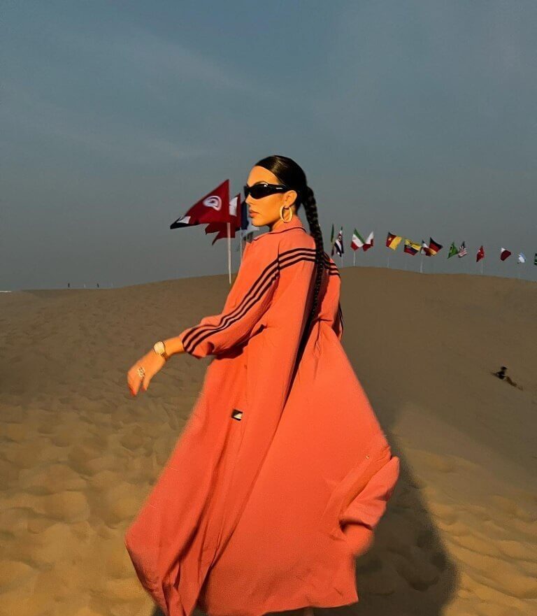 نامزد پرحاشیه کریستین رونالدو در شب نیمکت نشینی به صحرا رفت!