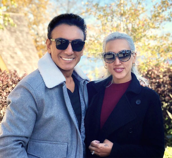 عاشقانه زیبا و زمستانی "شادمهر" و همسرش/ عکس