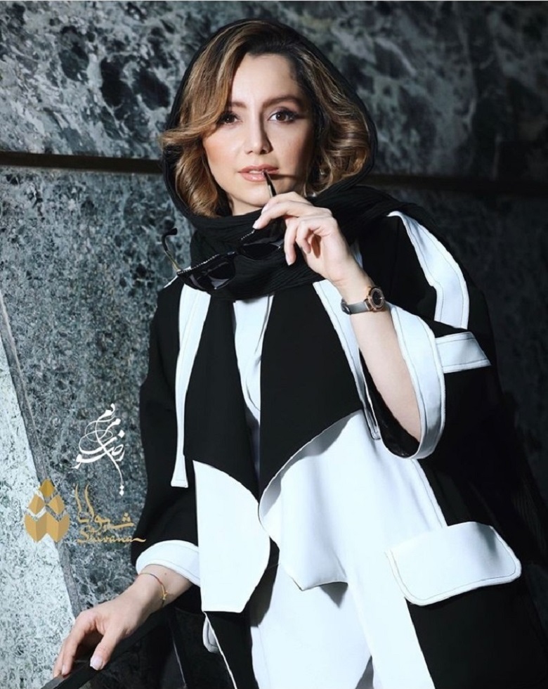 تصاویر/ نازنین بیاتی با مانتویی که شبیه به کت و شلوار است!