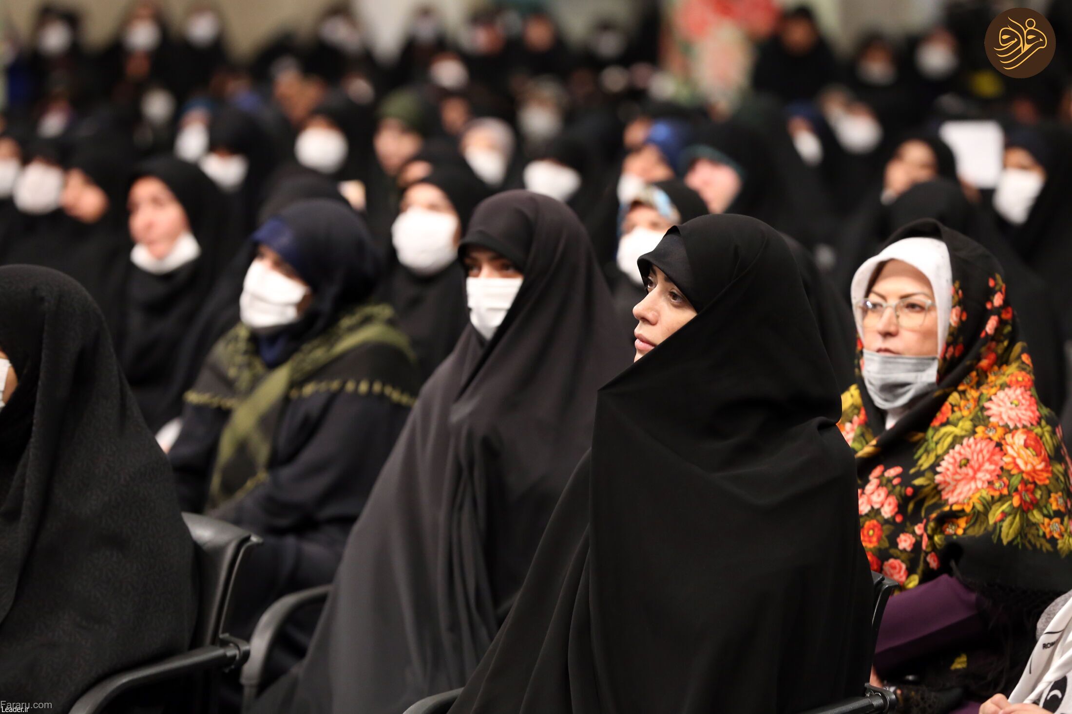 حضور "الهام چرخنده" در مراسم دیدار با رهبری/ عکس حضور "الهام چرخنده" در مراسم دیدار با رهبری/ عکس