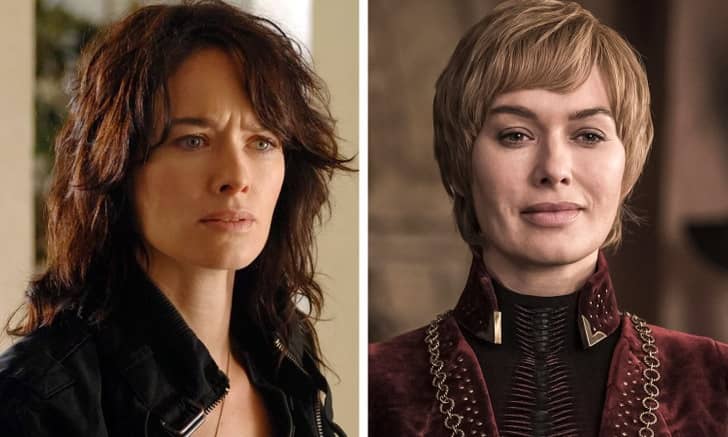 لنا هیدی در نقش سرسی لنیستر در سریال «بازی تاج و تخت»