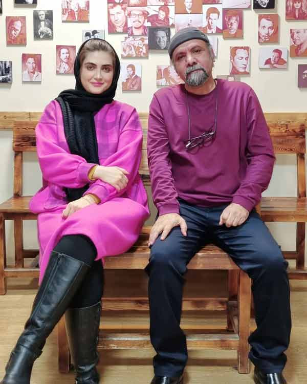 تیپ جنجالی بازیگر زن سریال سقوط / عکس