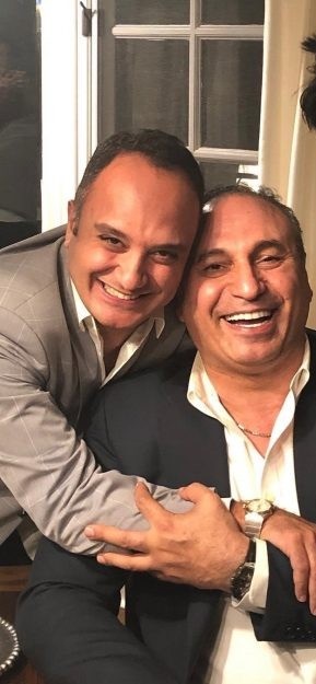 کولاک عکس دو نفره "احسان کرمی" و "حمید فرخ نژاد" در خارج/ عکس