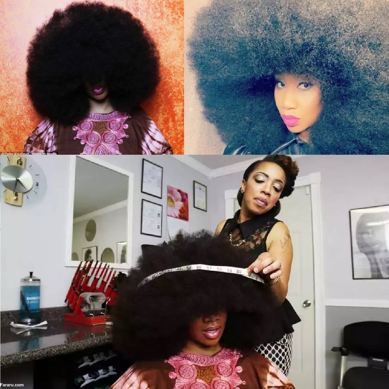 موهای عجیب زن 47 ساله برای سومین بار در گینس ثبت شد+تصاویر موهای عجیب زن 47 ساله برای سومین بار در گینس ثبت شد+تصاویر