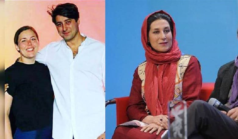 تصاویر/ عروس فرنگی و بلوند فاطمه معتمدآریا در کنار پسر خوشتیپش