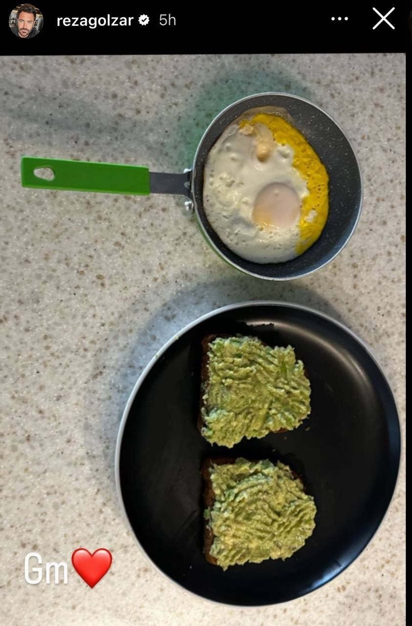 عکس اولین صبحانه محمدرضا گلزار و همسرش سوژه شد!