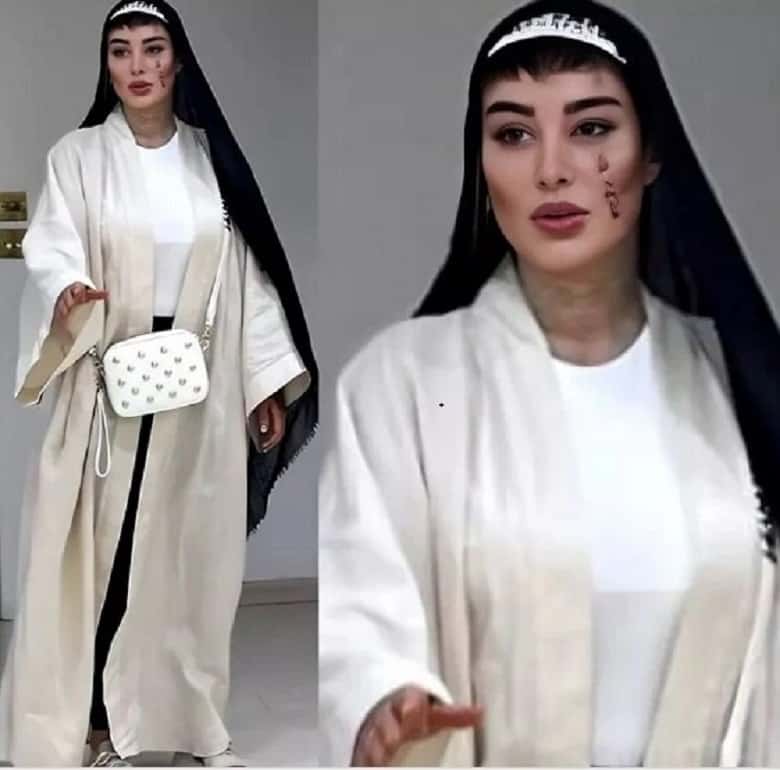 عکس جدید سحر قریشی با تیپ تمام عربی!