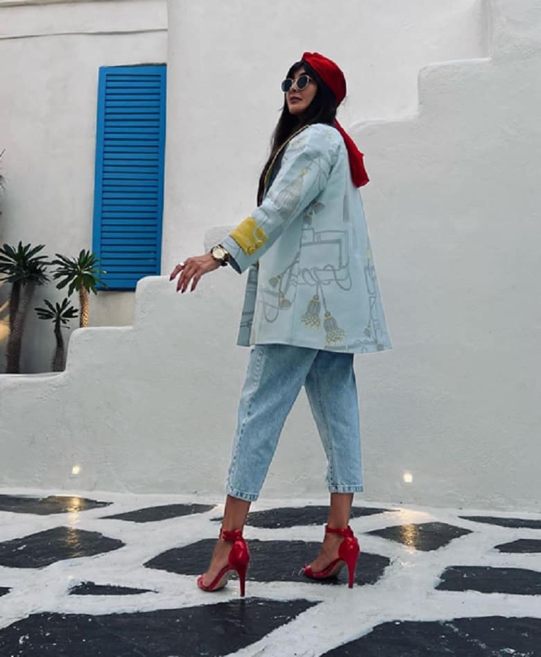 تصاویر/ این چه تیپی است که خانم بازیگر زده؟