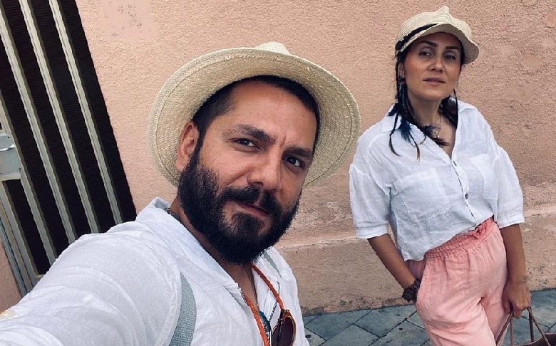 عکس/ عباس غزالی و جشن تولد همسرش در خارج!