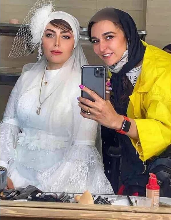 چهره زمین تا آسمان متفاوت “هدیه بازوند” در لباس عروس/ عکس