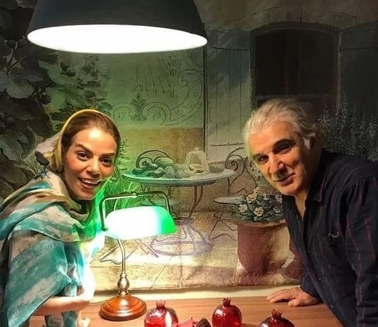 رمانتیک بازی “آقای بازیگر” و همسر دوم جوانش/ عکس