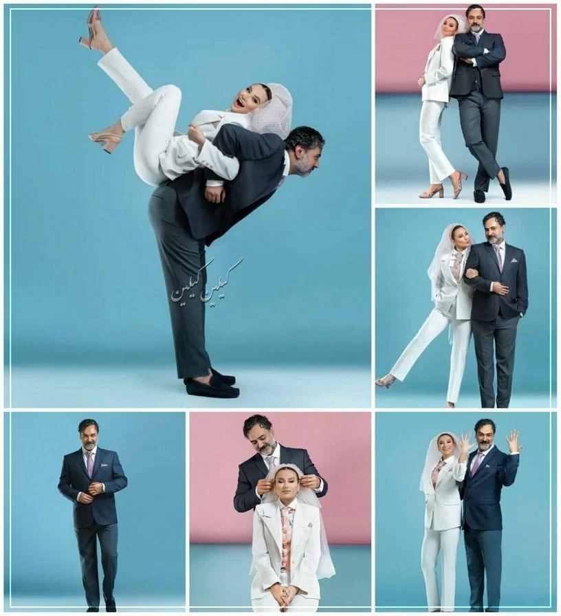 ژست های باورنکردنی “عمار تفتی” در روز عروسی اش/ عکس