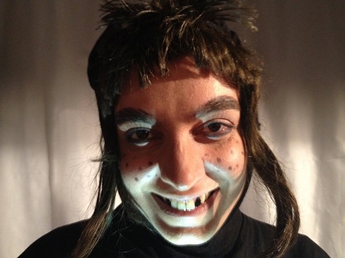 گریم وحشتناک الیکا عبدالرزاقی در یک نمایش