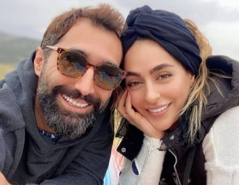 هادی کاظمی و سمانه پاکدل عکس عاشقانه گرفتند.