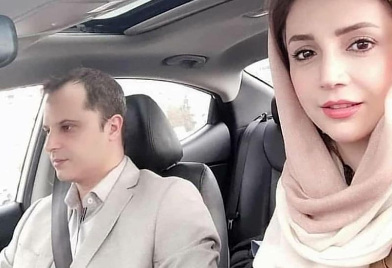 عکس عاشقانه شبنم قلی خانی و همسرش در ماشین / عکس