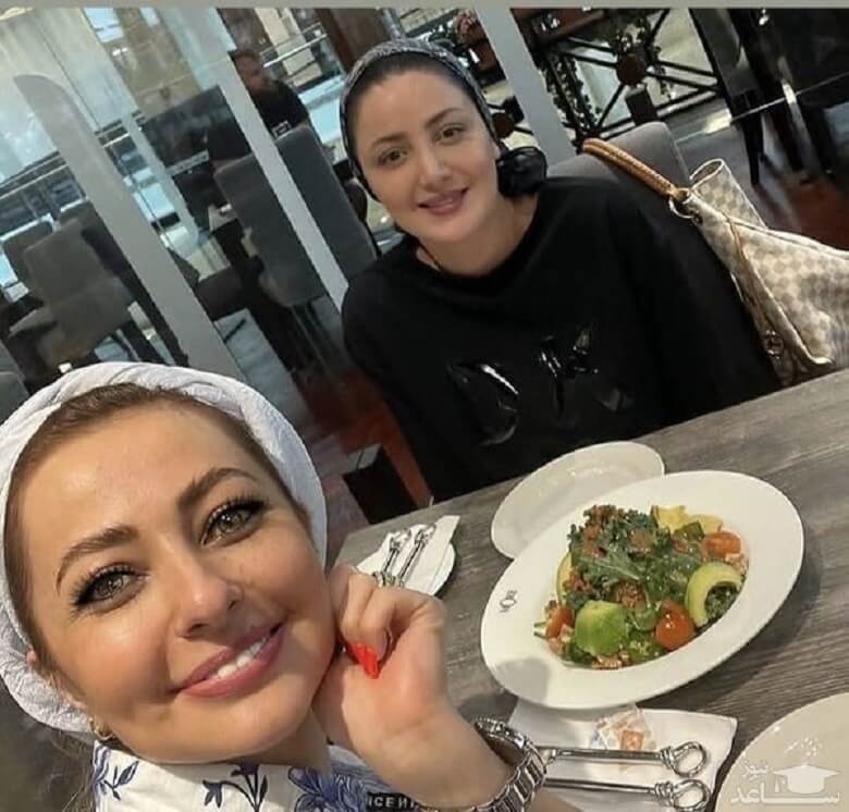 شیلا خداداد و نفیسه روشن به رستوران گردی رفتند.