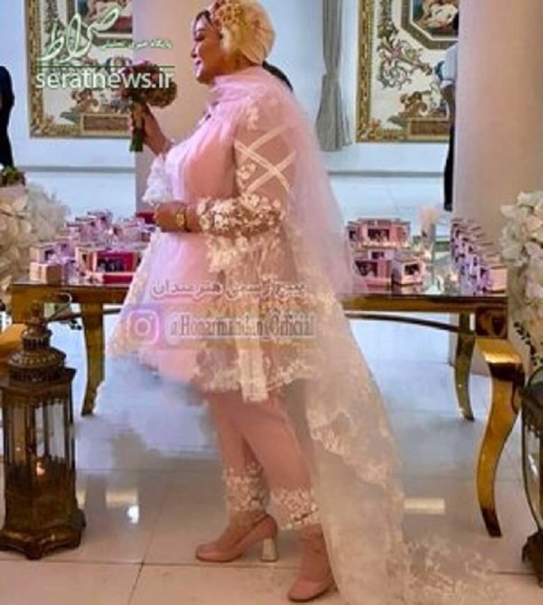 بهاره رهنما بدقواره‌ترین لباس ممکن را پوشید.