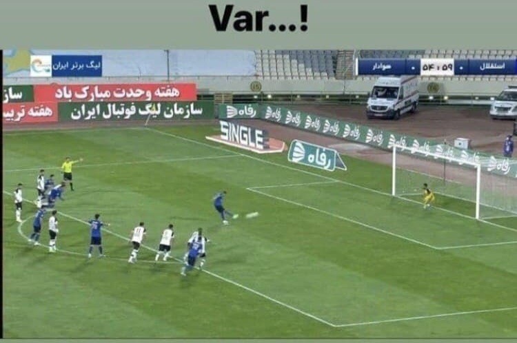 کنایه وریا به نیود VAR