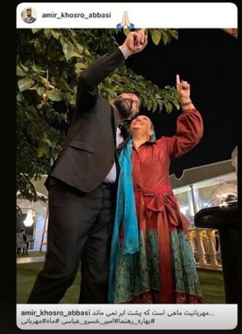 حاجی از همسرش حمایت قاطع کرد.