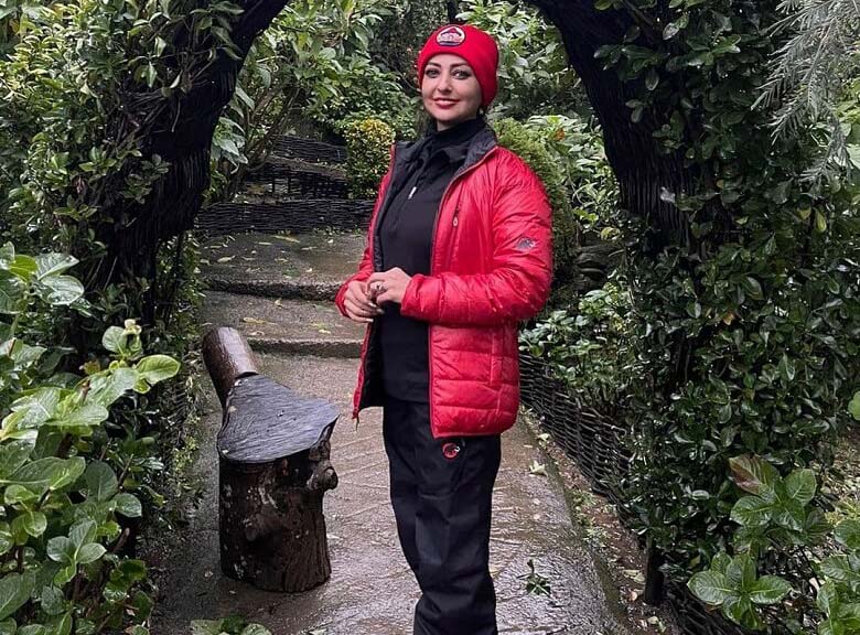 نفیسه روشن از هوای آلوده تهران به شمال فرار کرده است.