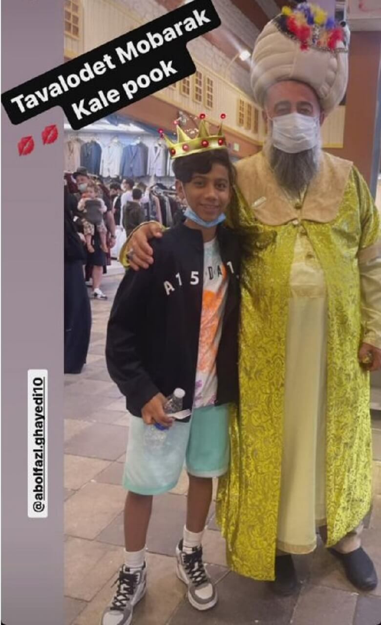 همسر مهدی قائدی با برادرشوهرش شوخی عجیبی کرد.